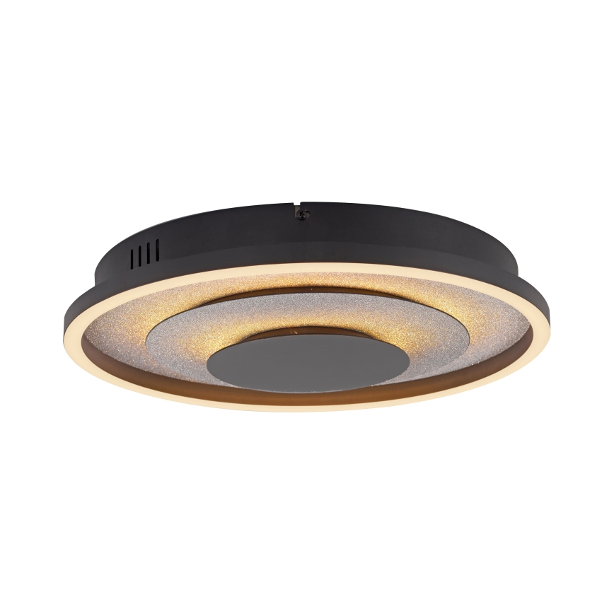 JUST LIGHT. 14409-21 - LED Stropní svítidlo GLITTY LED/22W/230V pr. 40 cm černá