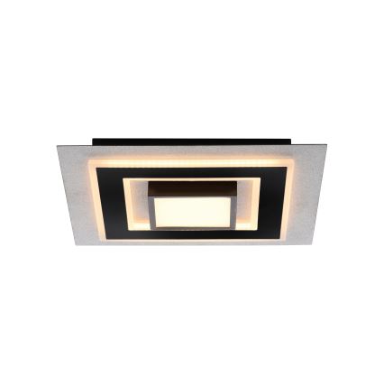 JUST LIGHT. 14439-21 - LED Stropní svítidlo CICHIO LED/18,5W/230V + LED/9W 40x40 cm černá