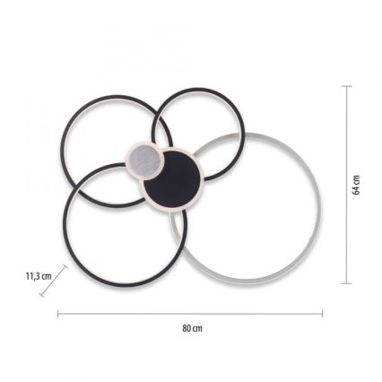 JUST LIGHT. 14549-18 - LED Stropní svítidlo PAPILON LED/35W/230V