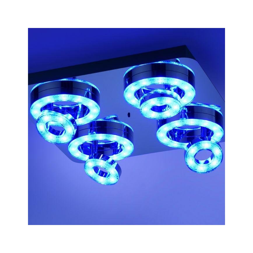 JUST LIGHT. 14662-17 - LED RGBW Stmívatelné bodové svítidlo TIM LOLASMART 4xLED/5,9/230V 2700-5000K + dálkové ovládání