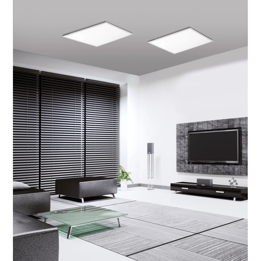 JUST LIGHT. 14681-16 - LED RGB Stmívatelný přisazený panel LOLA FLAT LED/28W/230V 2700-5000K + dálkové ovládání