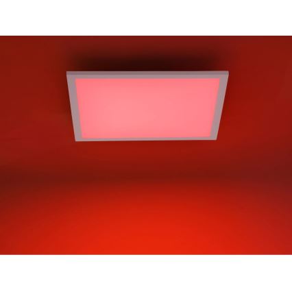 JUST LIGHT. 14681-16 - LED RGB Stmívatelný přisazený panel LOLA FLAT LED/28W/230V 2700-5000K + dálkové ovládání