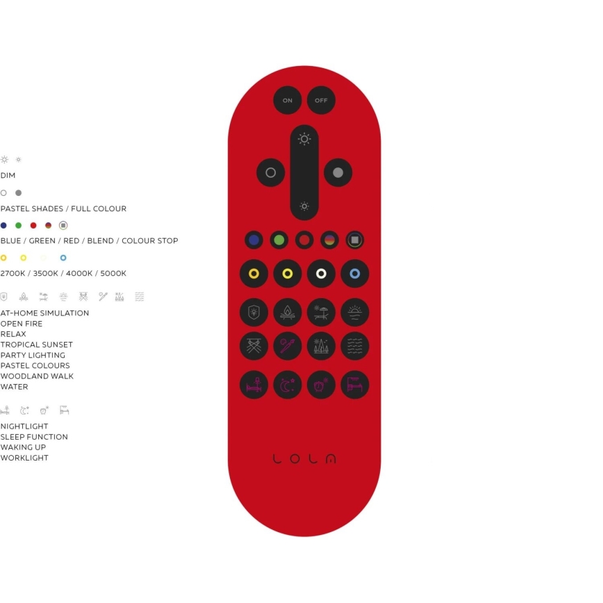 JUST LIGHT. 14681-16 - LED RGB Stmívatelný přisazený panel LOLA FLAT LED/28W/230V 2700-5000K + dálkové ovládání
