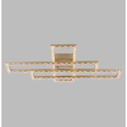 JUST LIGHT. 14733-60 - LED Stropní svítidlo GLITRA LED/35W/230V 57x72 cm zlatá