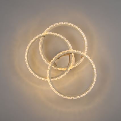 JUST LIGHT. 14734-60 - LED Stropní svítidlo GLITRA LED/37W/230V pr. 50 cm zlatá