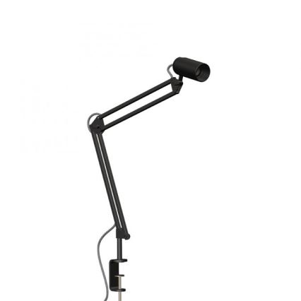 JUST LIGHT. 14773-18 - Stolní lampa s klipem TURN ME 1xE27/60W/230V černá