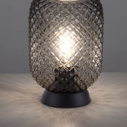 JUST LIGHT. 14906-18 - Stolní lampa REISHI 1xE27/40W/230V černá
