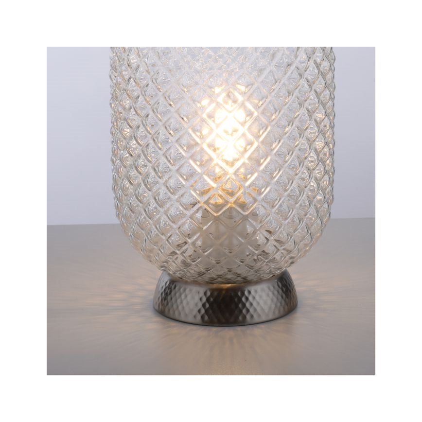 JUST LIGHT. 14906-55 - Stolní lampa REISHI 1xE27/40W/230V matný chrom