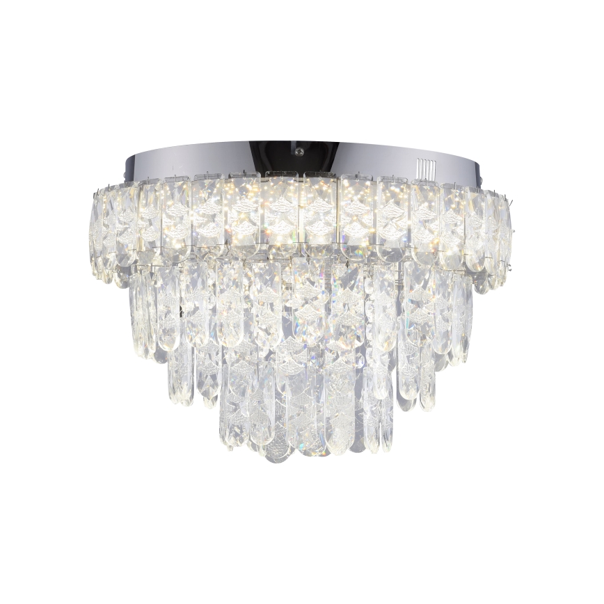 JUST LIGHT. 15092-17 - LED Stropní svítidlo KULUNKA LED/33W/230V pr. 38 cm lesklý chrom