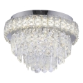 JUST LIGHT. 15092-17 - LED Stropní svítidlo KULUNKA LED/33W/230V pr. 38 cm lesklý chrom