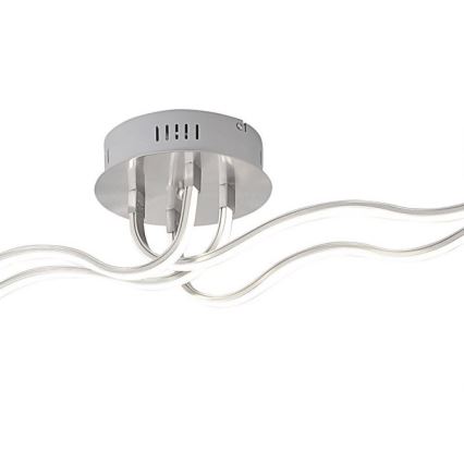 JUST LIGHT. 15126-55 - LED Přisazený lustr WAVE LED/29,4W/230V matný chrom