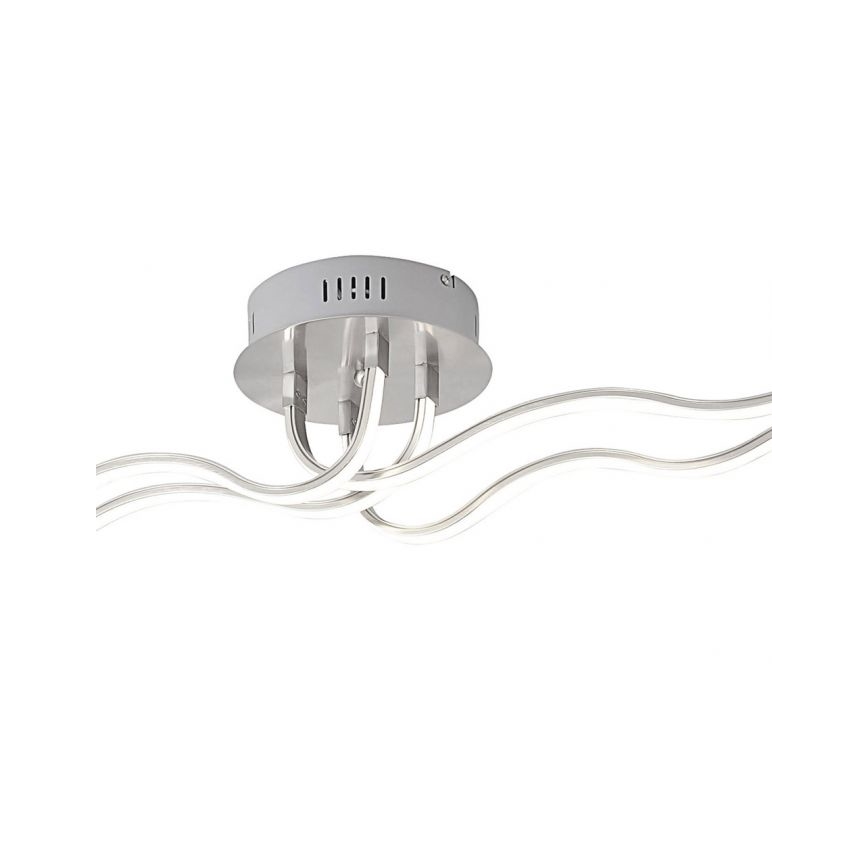 JUST LIGHT. 15126-55 - LED Přisazený lustr WAVE LED/29,4W/230V matný chrom