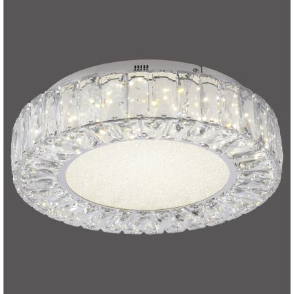 JUST LIGHT. 15221-17 - LED Stropní svítidlo KULUNKA LED/32W/230V pr. 37 cm lesklý chrom
