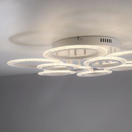 JUST LIGHT. 15268-16 - LED Stropní svítidlo CRYSTALLO LED/48,5W/230V pr. 68,6 cm bílá
