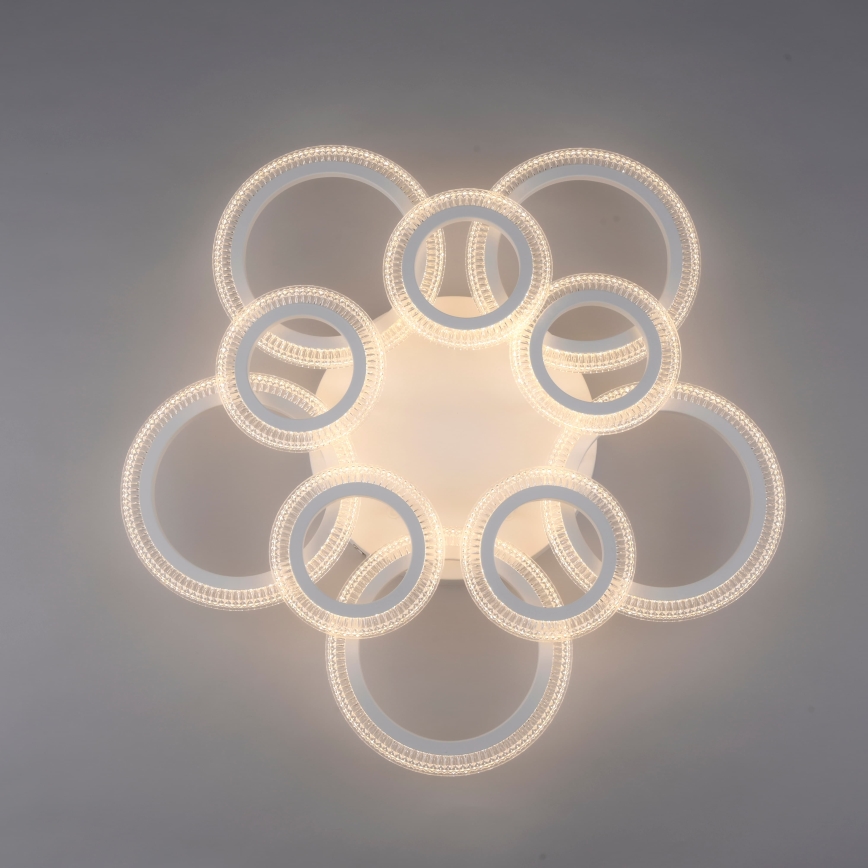 JUST LIGHT. 15268-16 - LED Stropní svítidlo CRYSTALLO LED/48,5W/230V pr. 68,6 cm bílá