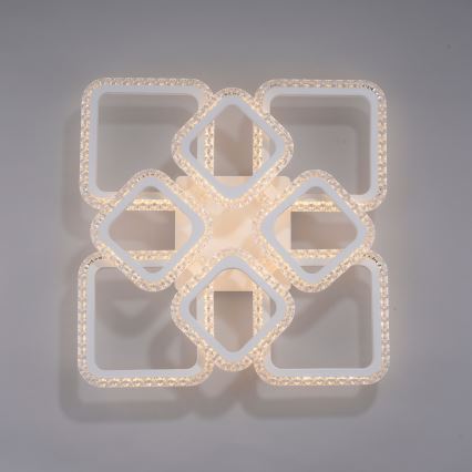 JUST LIGHT. 15269-16 - LED Stropní svítidlo CRYSTALLO LED/43,5W/230V 49x49 cm bílá