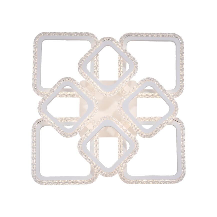 JUST LIGHT. 15269-16 - LED Stropní svítidlo CRYSTALLO LED/43,5W/230V 49x49 cm bílá