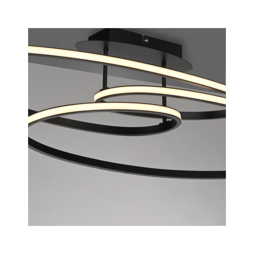 JUST LIGHT. 15321-18 - LED Stropní svítidlo LUMACA LED/33W/230V černá