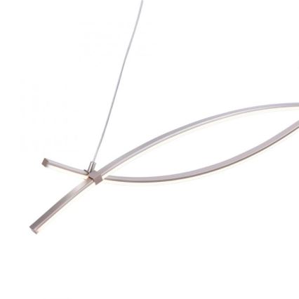 JUST LIGHT. 15382-55 - LED Lustr na lanku MAJA 2xLED/8,4W/230V matný chrom