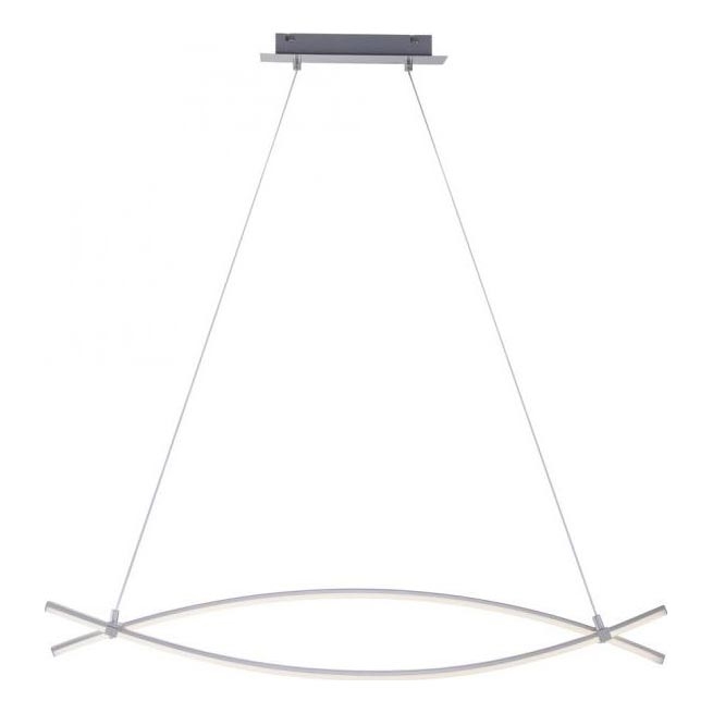 JUST LIGHT. 15382-55 - LED Lustr na lanku MAJA 2xLED/8,4W/230V matný chrom