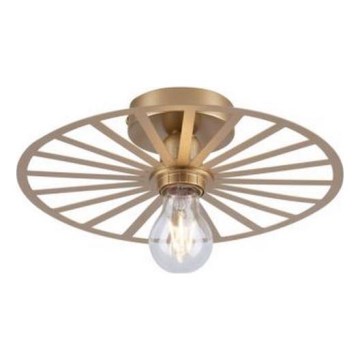 JUST LIGHT. 15635-60 - Stropní svítidlo SPIKE 1xE27/40W/230V pr. 30 cm mosaz