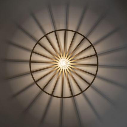 JUST LIGHT. 15636-60 - Stropní svítidlo SPIKE 1xE27/40W/230V pr. 50 cm mosaz