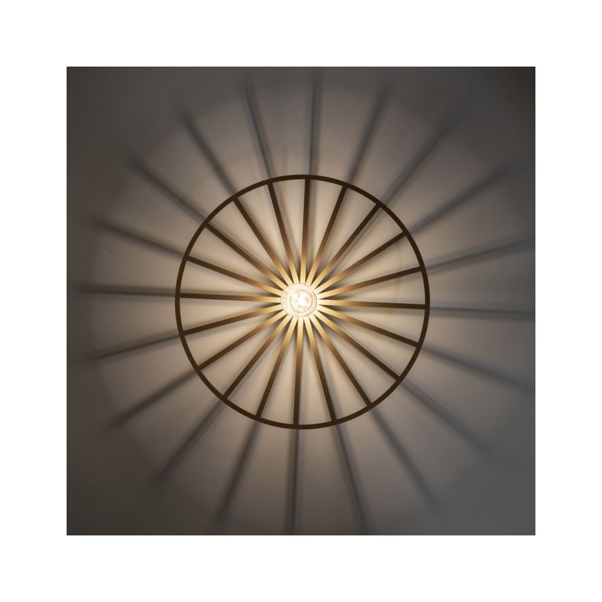 JUST LIGHT. 15636-60 - Stropní svítidlo SPIKE 1xE27/40W/230V pr. 50 cm mosaz