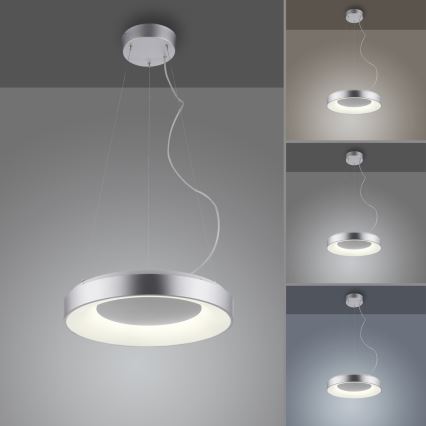 JUST LIGHT. 17075-21 - LED Stmívatelný lustr na lanku KETO ANIKA LED/26,5W/230V 2700-5000K + dálkové ovládání