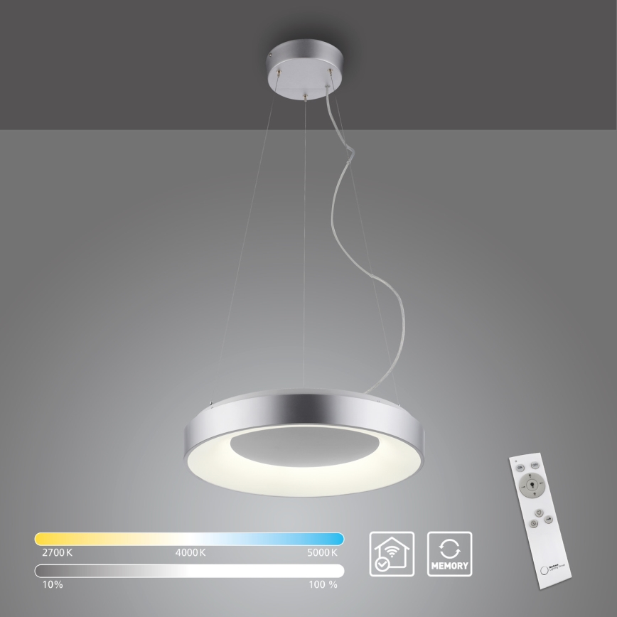 JUST LIGHT. 17075-21 - LED Stmívatelný lustr na lanku KETO ANIKA LED/26,5W/230V 2700-5000K + dálkové ovládání