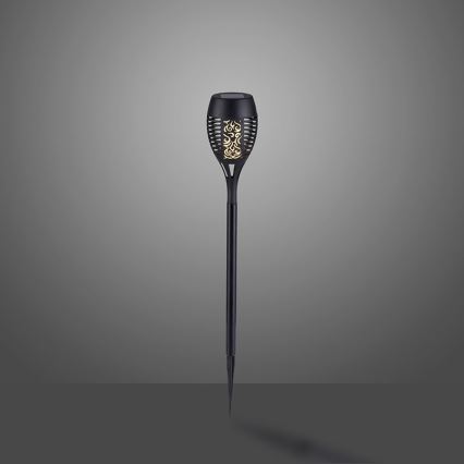 JUST LIGHT. 19106-18-3 - SADA 3x LED Solární svítidlo FACKEL LED/0,24W/1,2V 200 mAh IP44 černá