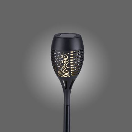 JUST LIGHT. 19106-18-3 - SADA 3x LED Solární svítidlo FACKEL LED/0,24W/1,2V 200 mAh IP44 černá