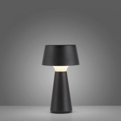 JUST LIGHT. 19260-18 - LED Stmívatelná dotyková venkovní lampa ABERA LED/3W/3,7V 2000 mAh USB IP54 černá