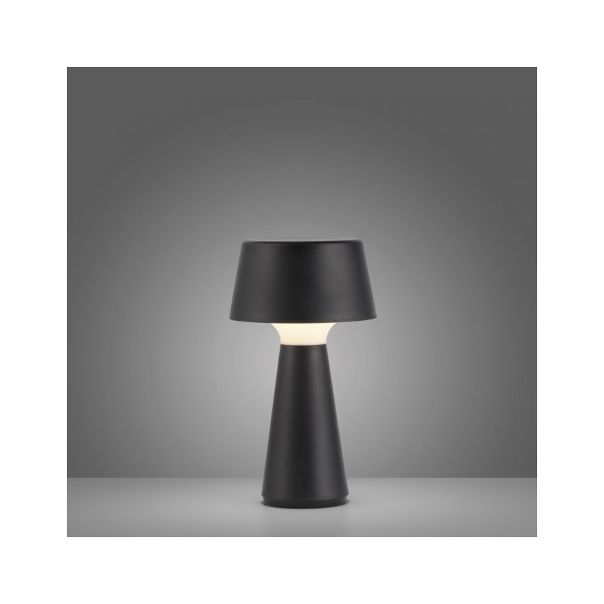 JUST LIGHT. 19260-18 - LED Stmívatelná dotyková venkovní lampa ABERA LED/3W/3,7V 2000 mAh USB IP54 černá