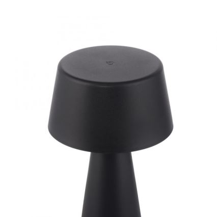 JUST LIGHT. 19260-18 - LED Stmívatelná dotyková venkovní lampa ABERA LED/3W/3,7V 2000 mAh USB IP54 černá