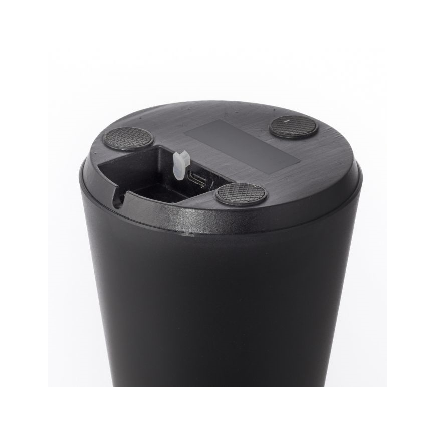 JUST LIGHT. 19260-18 - LED Stmívatelná dotyková venkovní lampa ABERA LED/3W/3,7V 2000 mAh USB IP54 černá