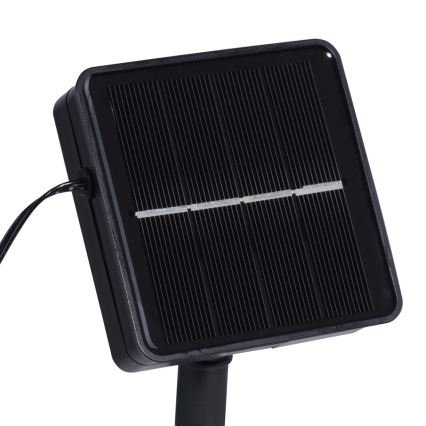 JUST LIGHT. 19971-18 - LED RGB Solární pásek TEANIA LED/3,7V 5 m 1200 mAh IP44 černá