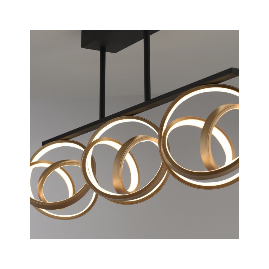 JUST LIGHT. 6245-18 - LED Stmívatelný přisazený lustr LOOP 3xLED/11W/230V 2700-5000K + dálkové ovládání