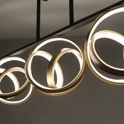 JUST LIGHT. 6245-18 - LED Stmívatelný přisazený lustr LOOP 3xLED/11W/230V 2700-5000K + dálkové ovládání