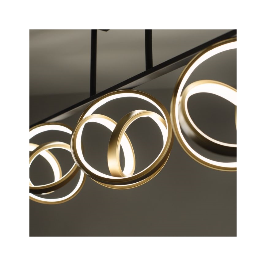 JUST LIGHT. 6245-18 - LED Stmívatelný přisazený lustr LOOP 3xLED/11W/230V 2700-5000K + dálkové ovládání