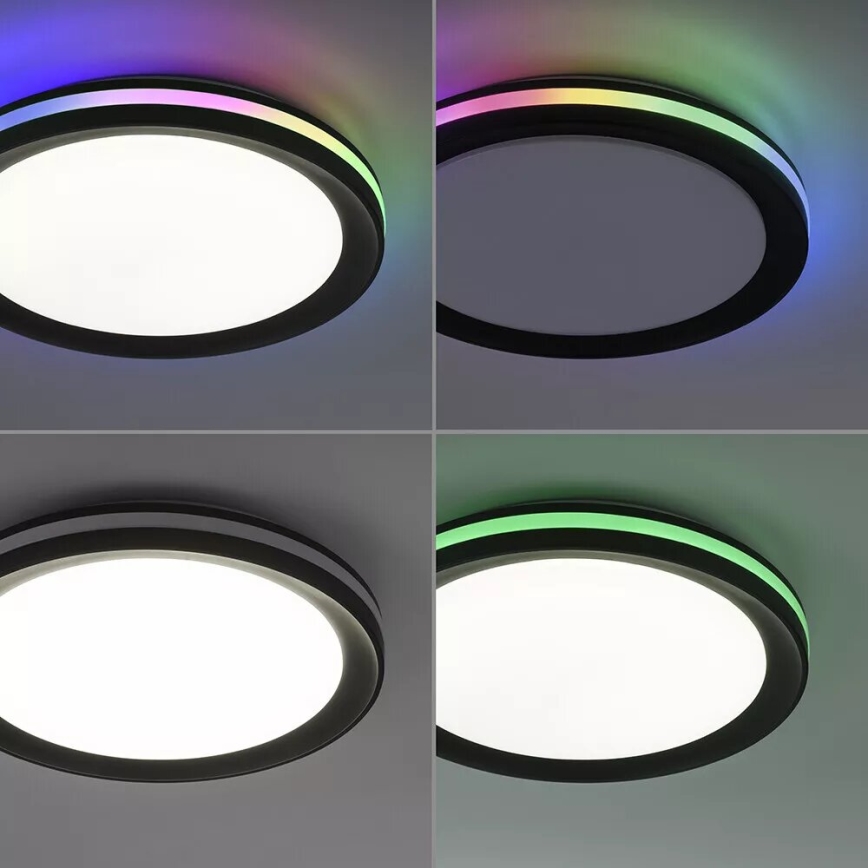 JUST LIGHT. 7509018 - LED RGBW Stmívatelné stropní svítidlo GANGES LED/24W/230V 2700-5000K + dálkové ovládání