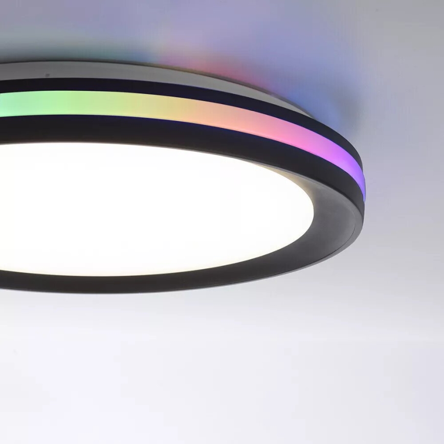 JUST LIGHT. 7509018 - LED RGBW Stmívatelné stropní svítidlo GANGES LED/24W/230V 2700-5000K + dálkové ovládání