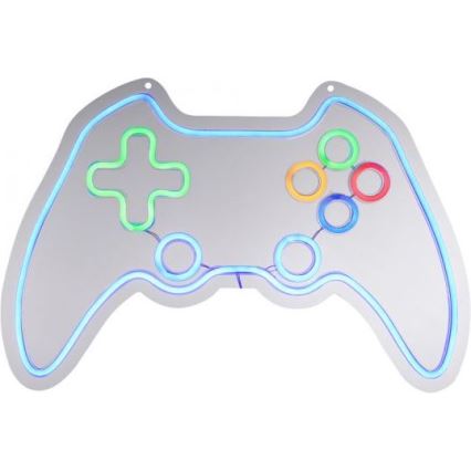 JUST LIGHT. 85022-70 - LED Neonová nástěnná dekorace NEON LED/6,5W/5V gamer