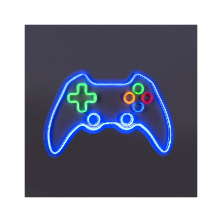 JUST LIGHT. 85022-70 - LED Neonová nástěnná dekorace NEON LED/6,5W/5V gamer