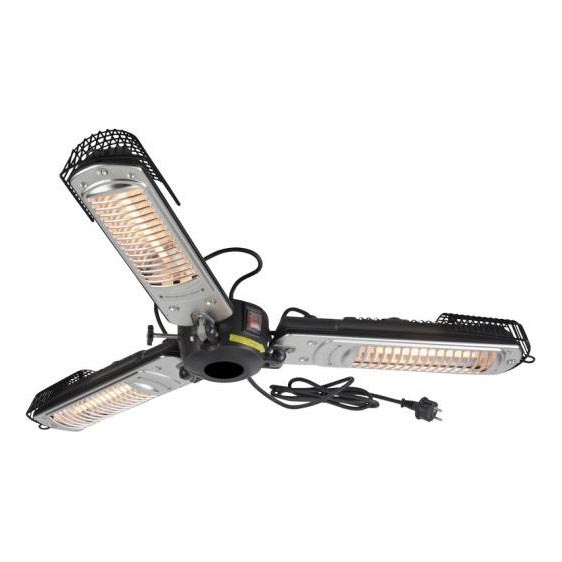 JUST LIGHT. 99513-18 - Venkovní topné těleso GLOW 3x650W/1300W/2000W/230V IP34