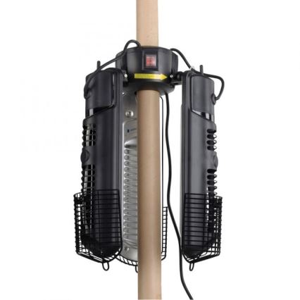JUST LIGHT. 99513-18 - Venkovní topné těleso GLOW 3x650W/1300W/2000W/230V IP34