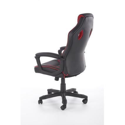 Kancelářská židle HELO černá/červená