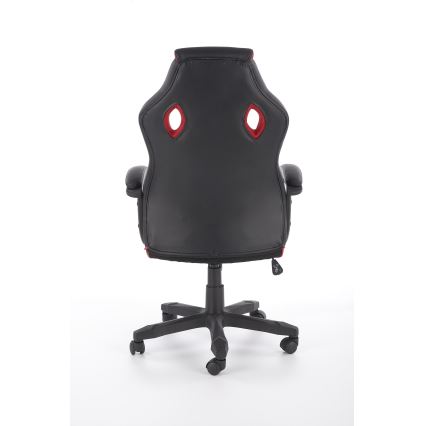 Kancelářská židle HELO černá/červená