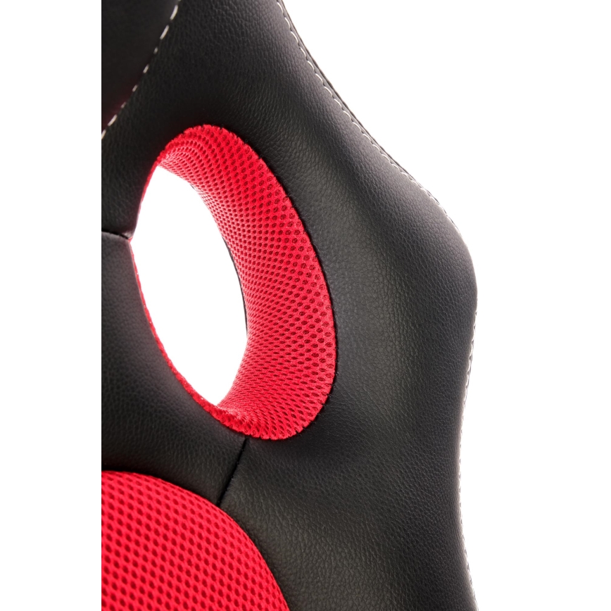 Kancelářská židle KENU černá/červená