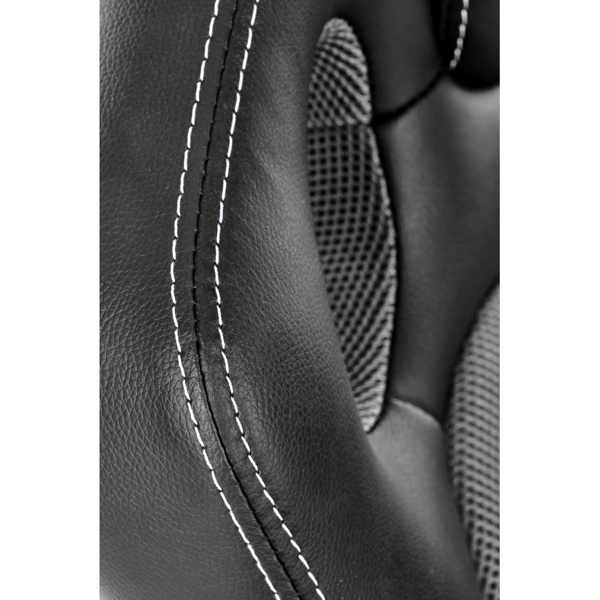 Kancelářská židle KENU černá/šedá