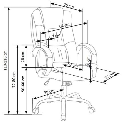 Kancelářská židle SELO béžová